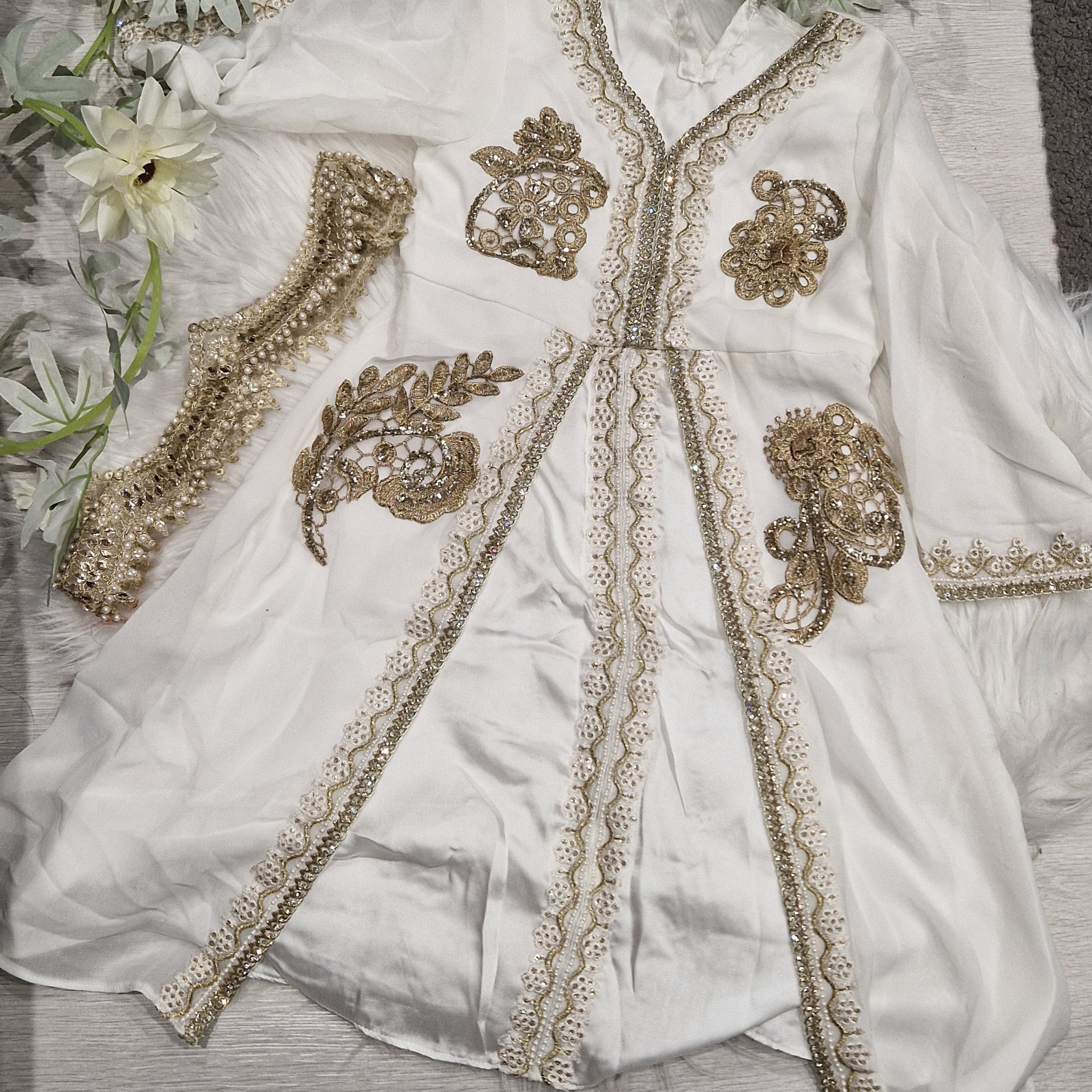 Double fronted Abaya (1 yr and Adult Small)