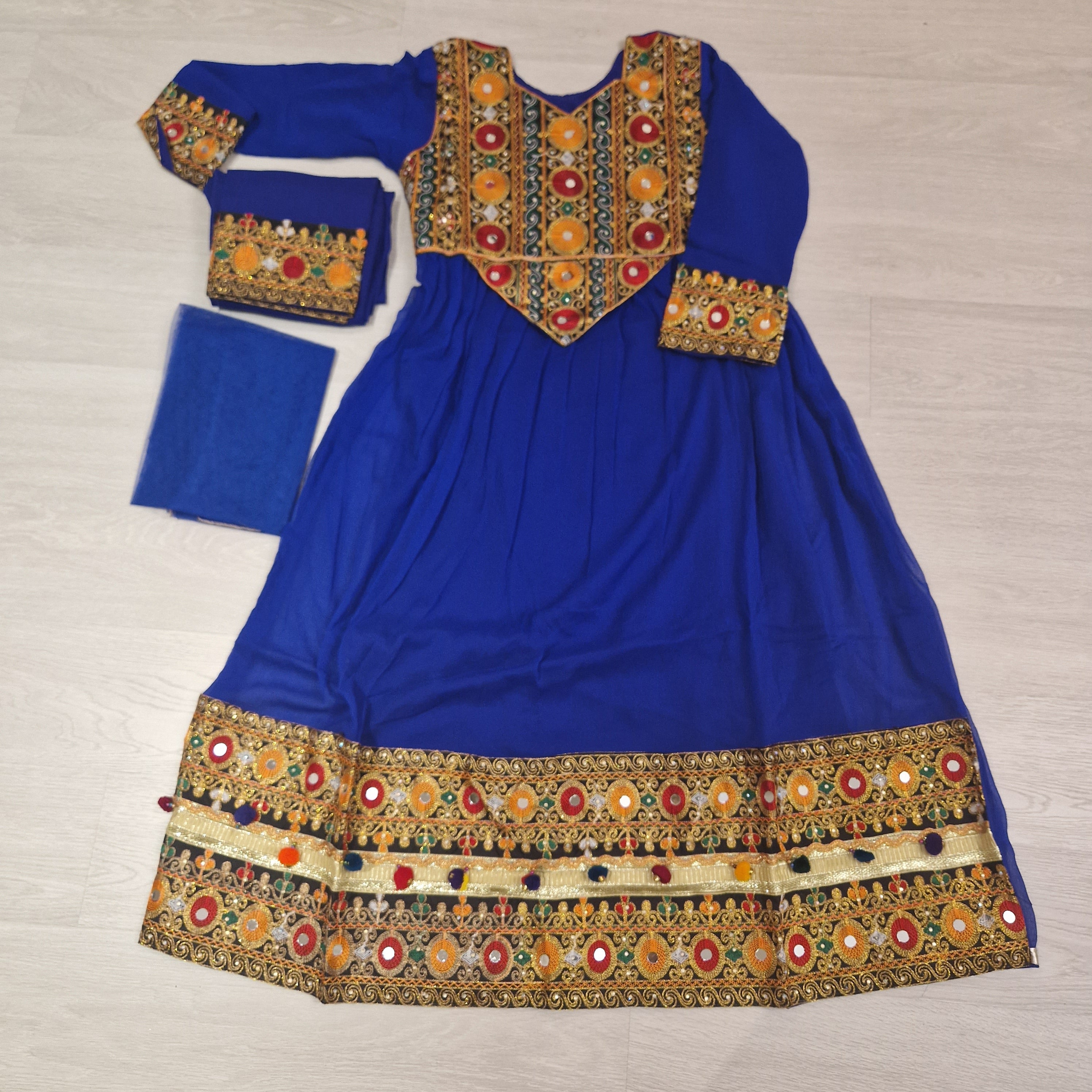 Afghani Adult (one size) blue