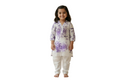 Mother-daughter purple floral chiken (0-4 years and XS-XXL)