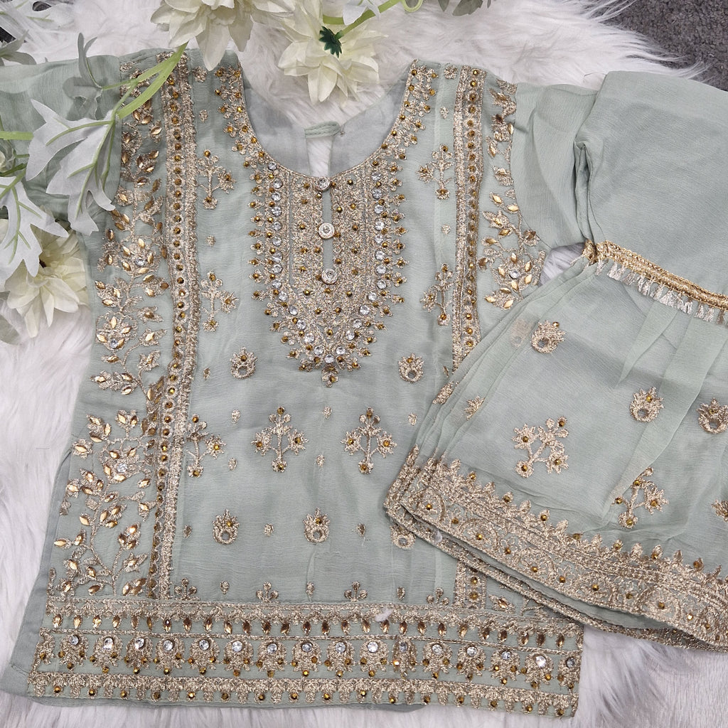 grey with gharara (3-6 months to 2-3 years)