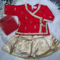 Red and Gold lengha