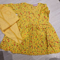 Yellow frock with tulip (bottoms are a bit small)
