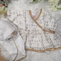 White chiffon with tulip bottoms  (newborn to 4 years)