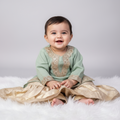 Mint with gold gharara
