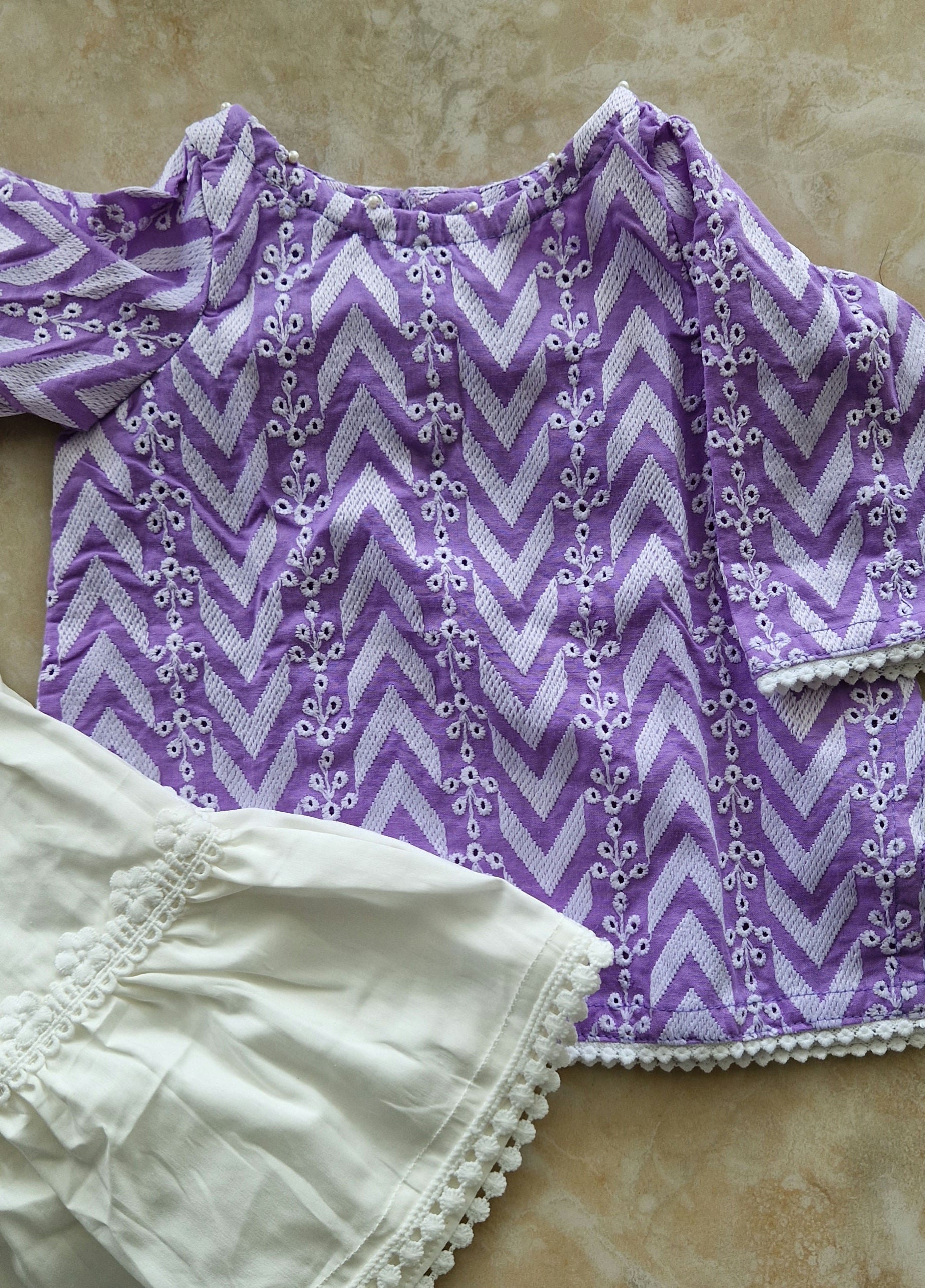 Purple chiken with gharara (0-3. Months to 5-6 years)-