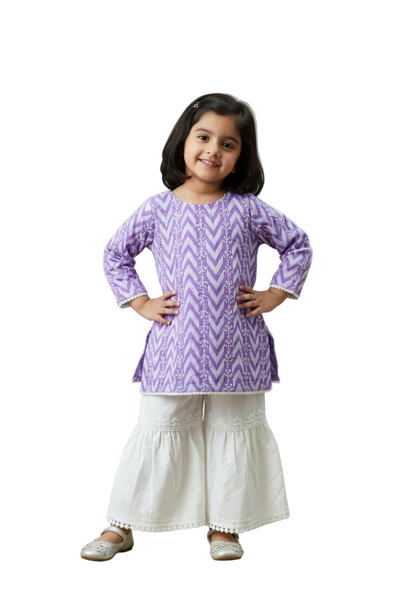 Purple chiken with gharara (0-3. Months to 5-6 years)-