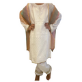 White with multi-dupatta - (11 and 14 yrs left)