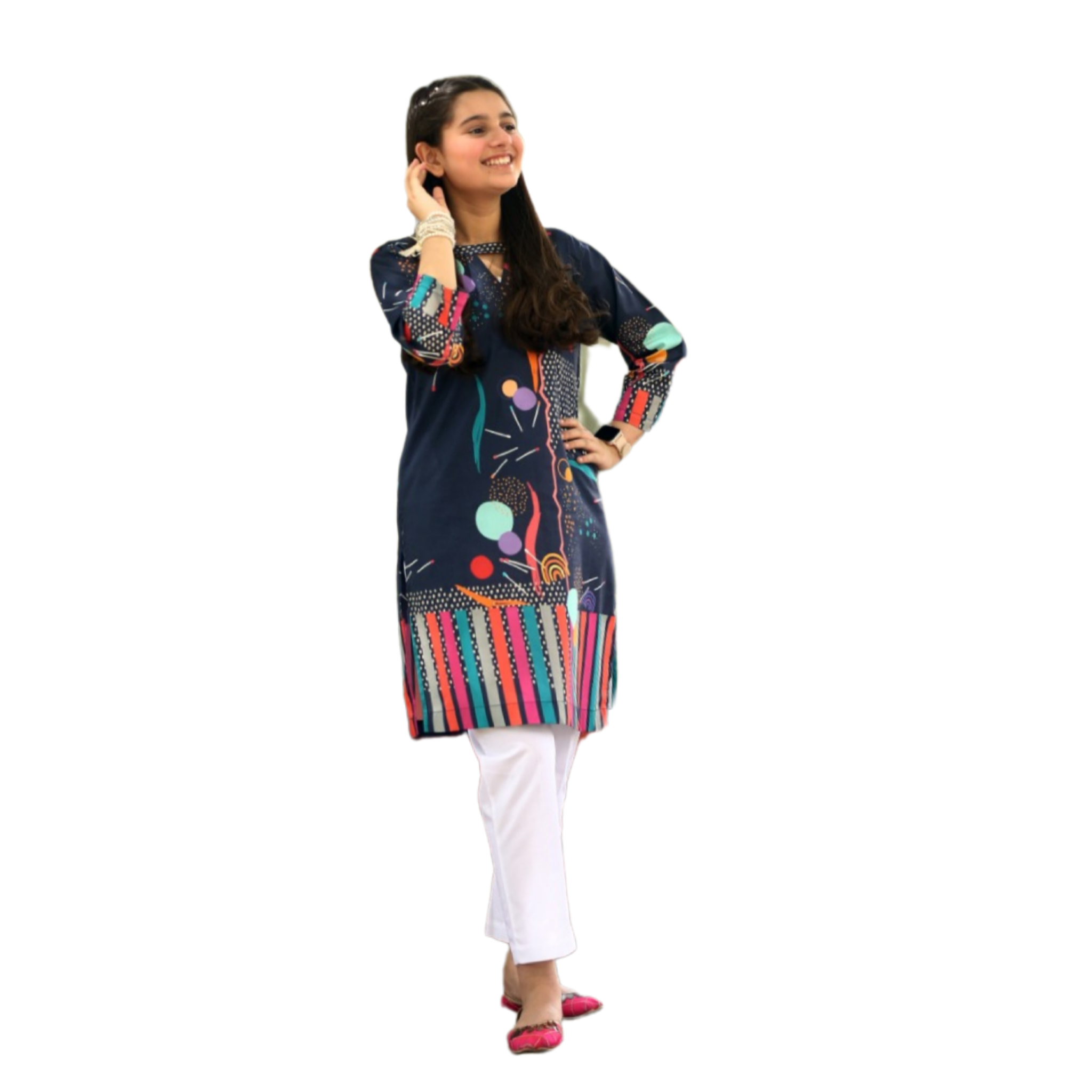 Waniya Blue/White 2 Piece (5-6 years)