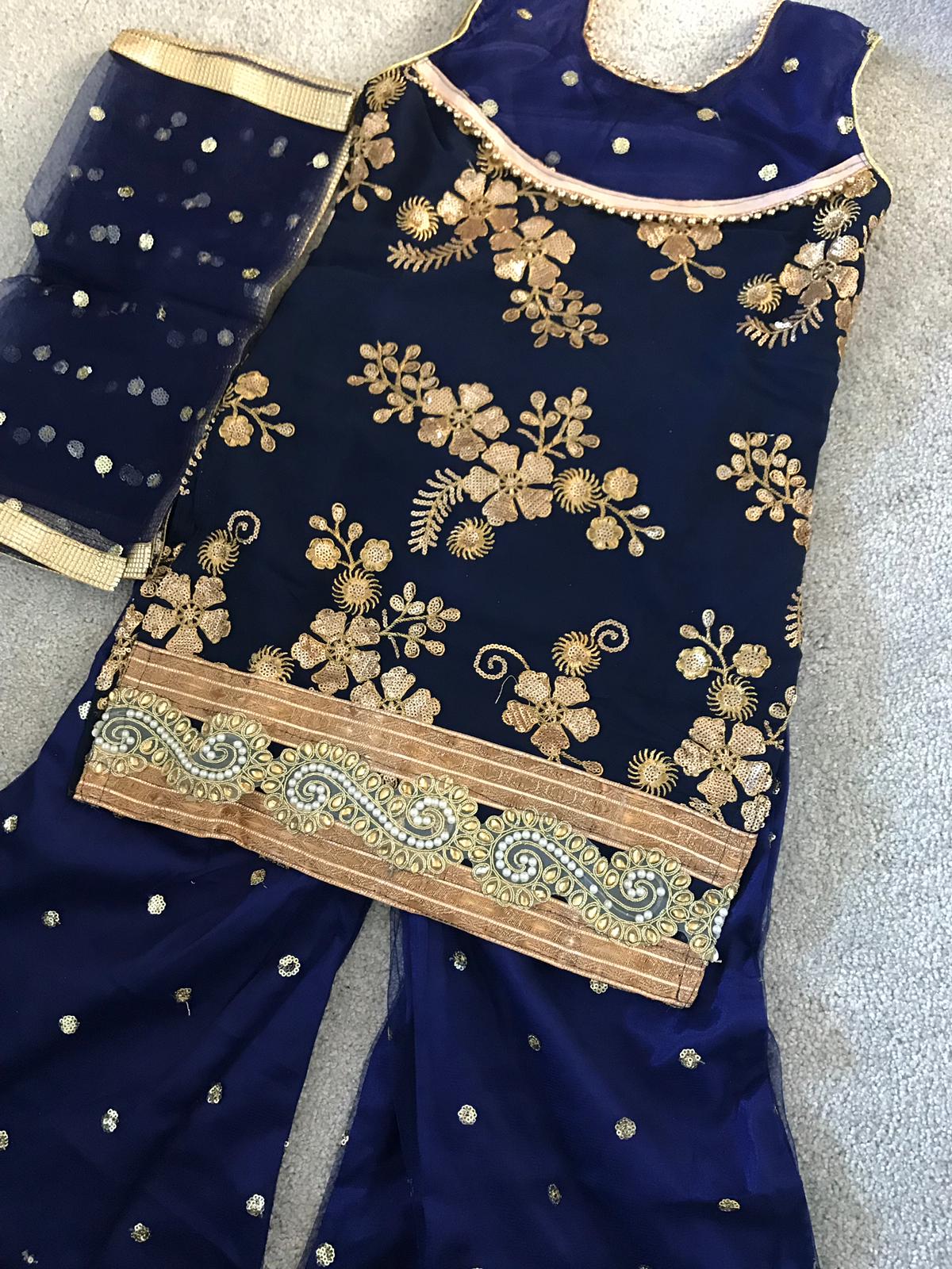 3-Piece Gharara (7-8 Years)