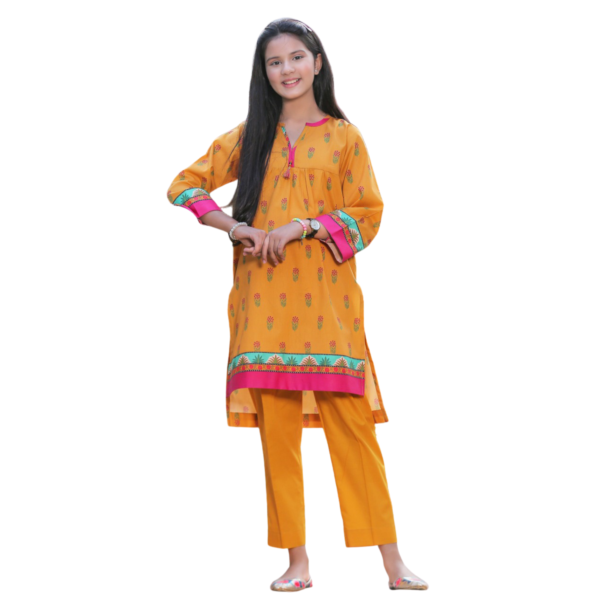 Waniya mustard orange 2 piece (adult large)
