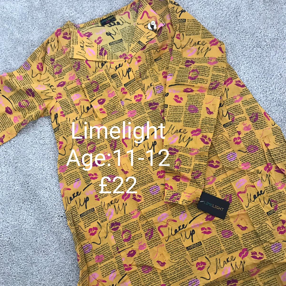 LIMELIGHT KURTA (11-12 years)