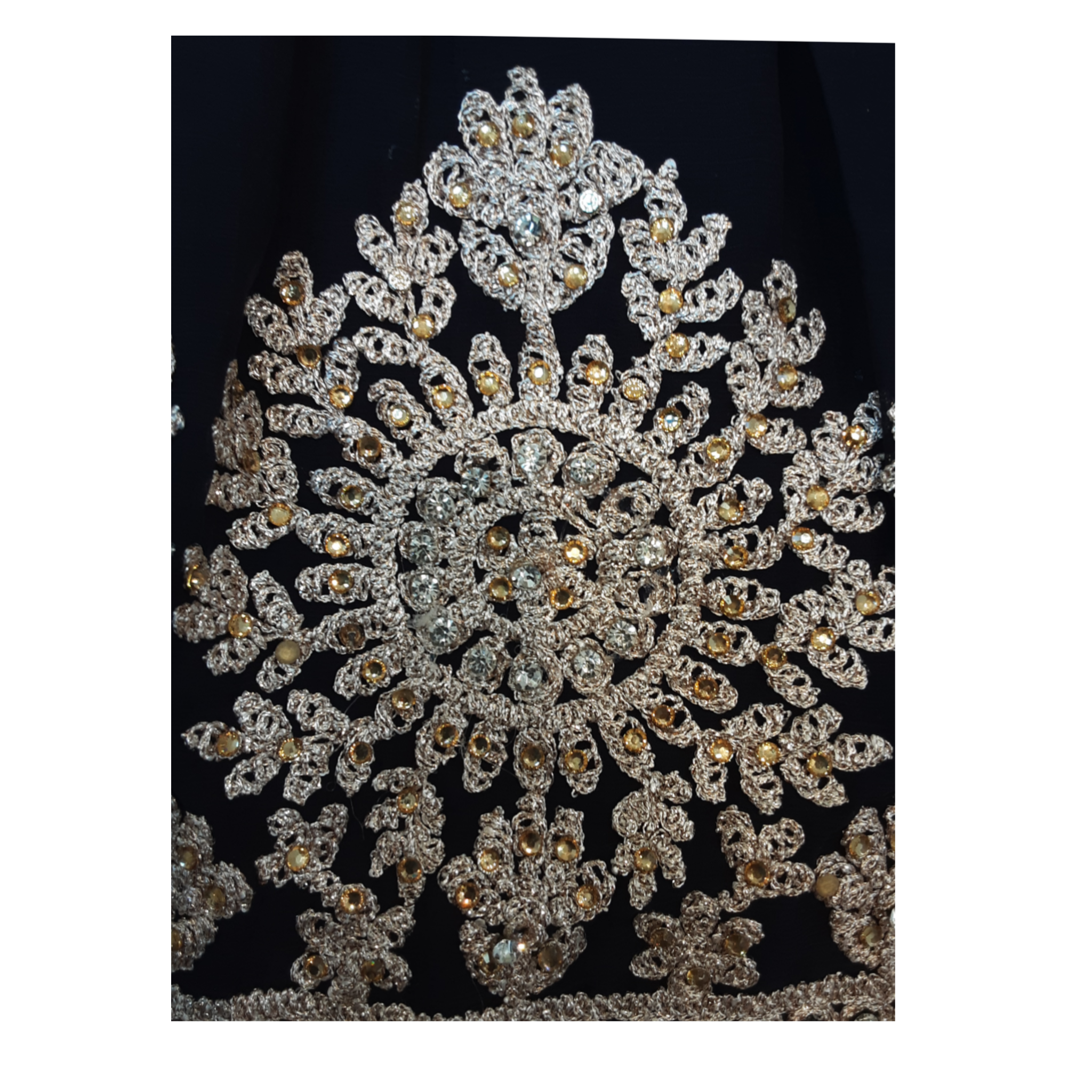 Navy blue gharara (6-13 years)