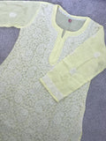 Embroidered Chiken Kari Kurta (size 38) 14-15 years
