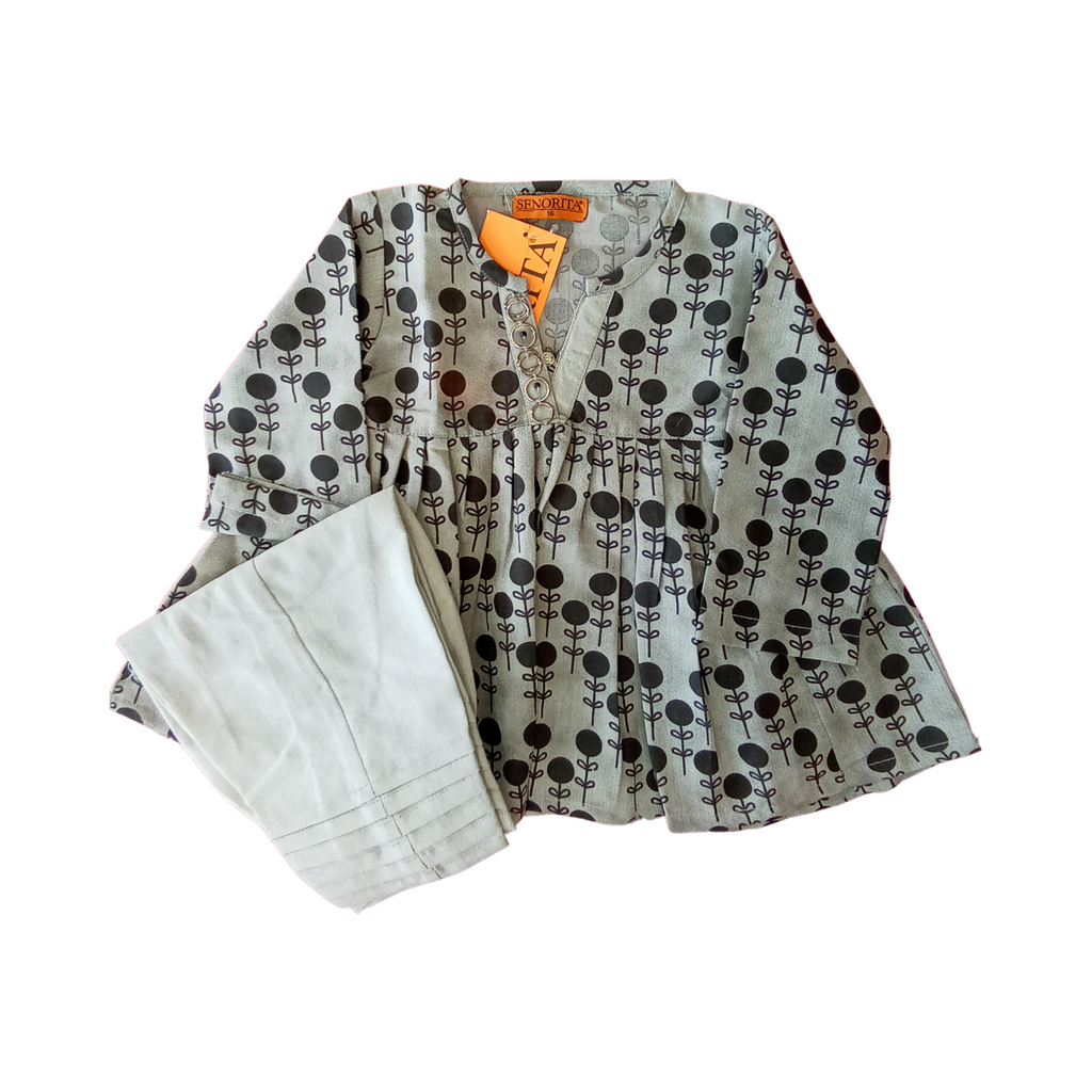 Senorita winter cotton grey (10-11 yrs)