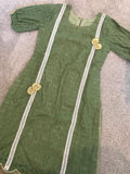 Green Kurta (age 8-9 years)