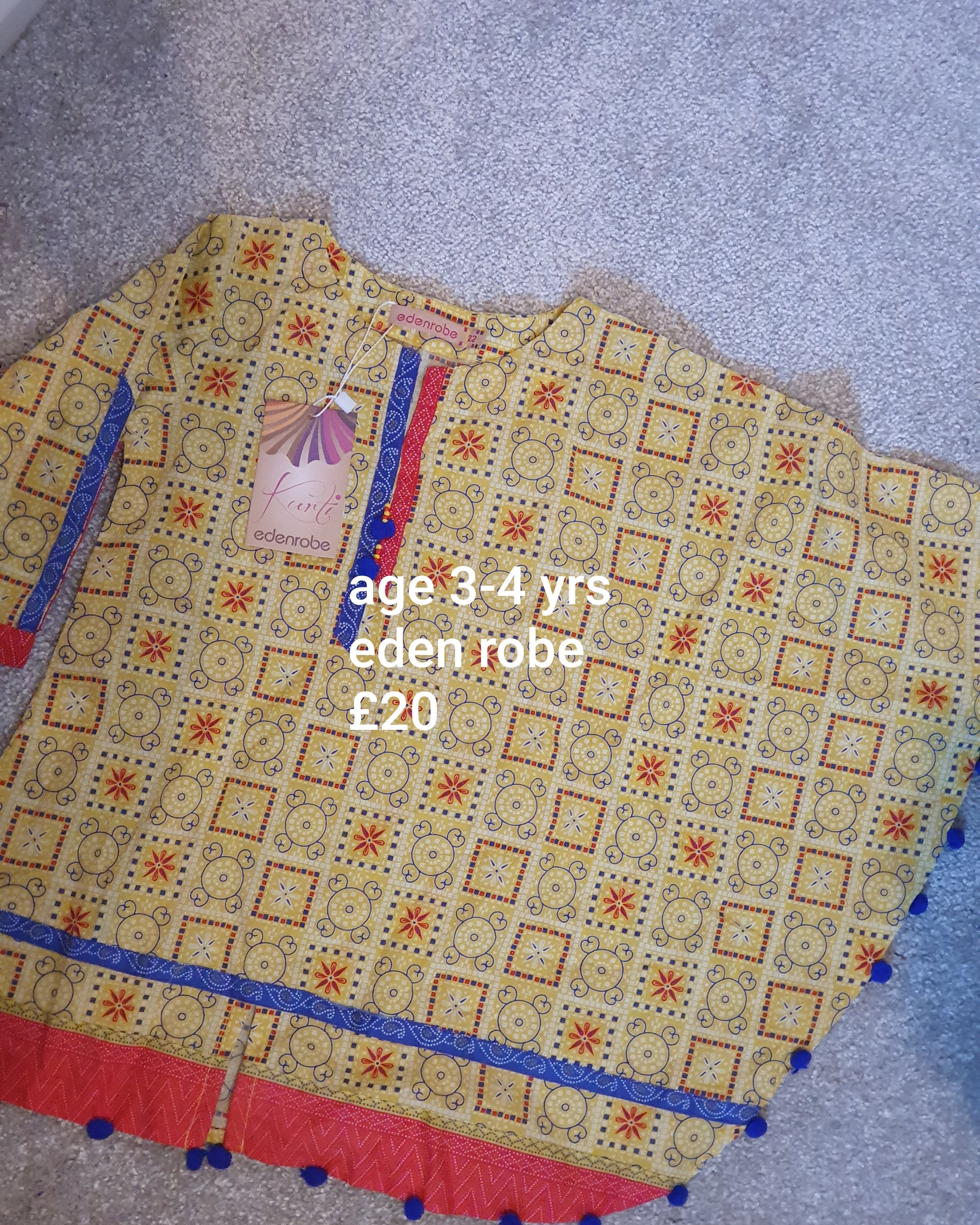 EDEN ROBE KURTA (3-4 years)