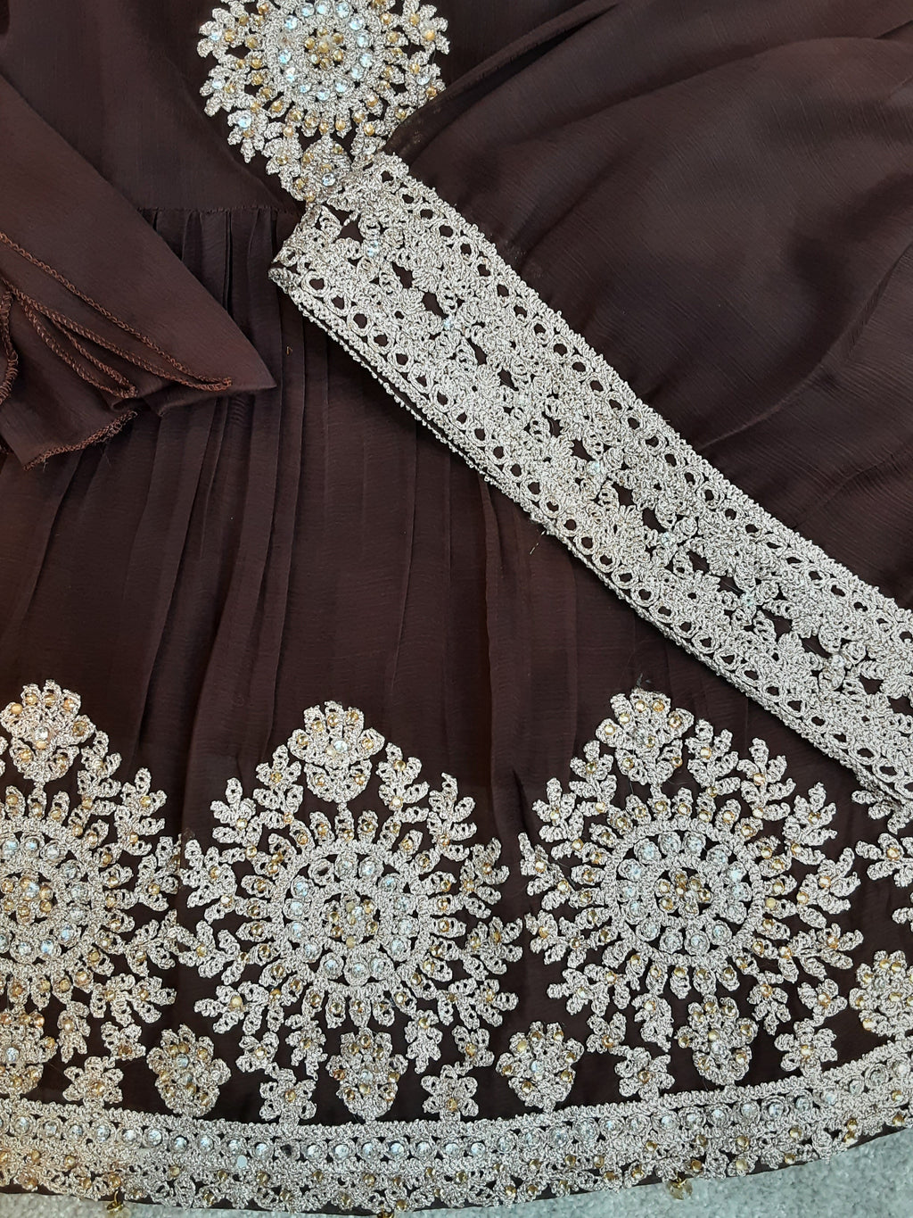 Brown 3 piece gharara (6 years)