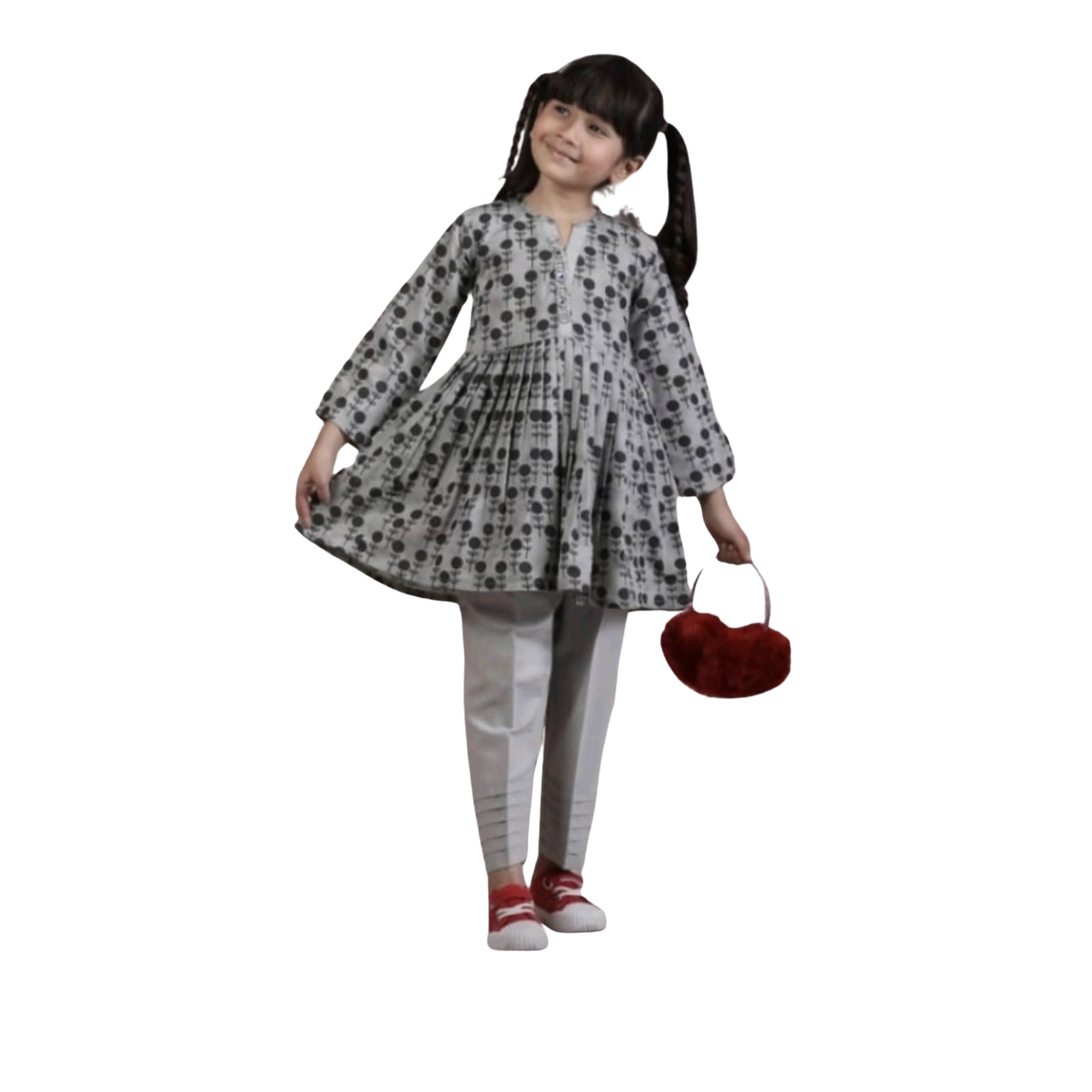 Senorita winter cotton grey (10-11 yrs)