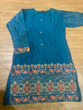Teal kurta - Adult Small