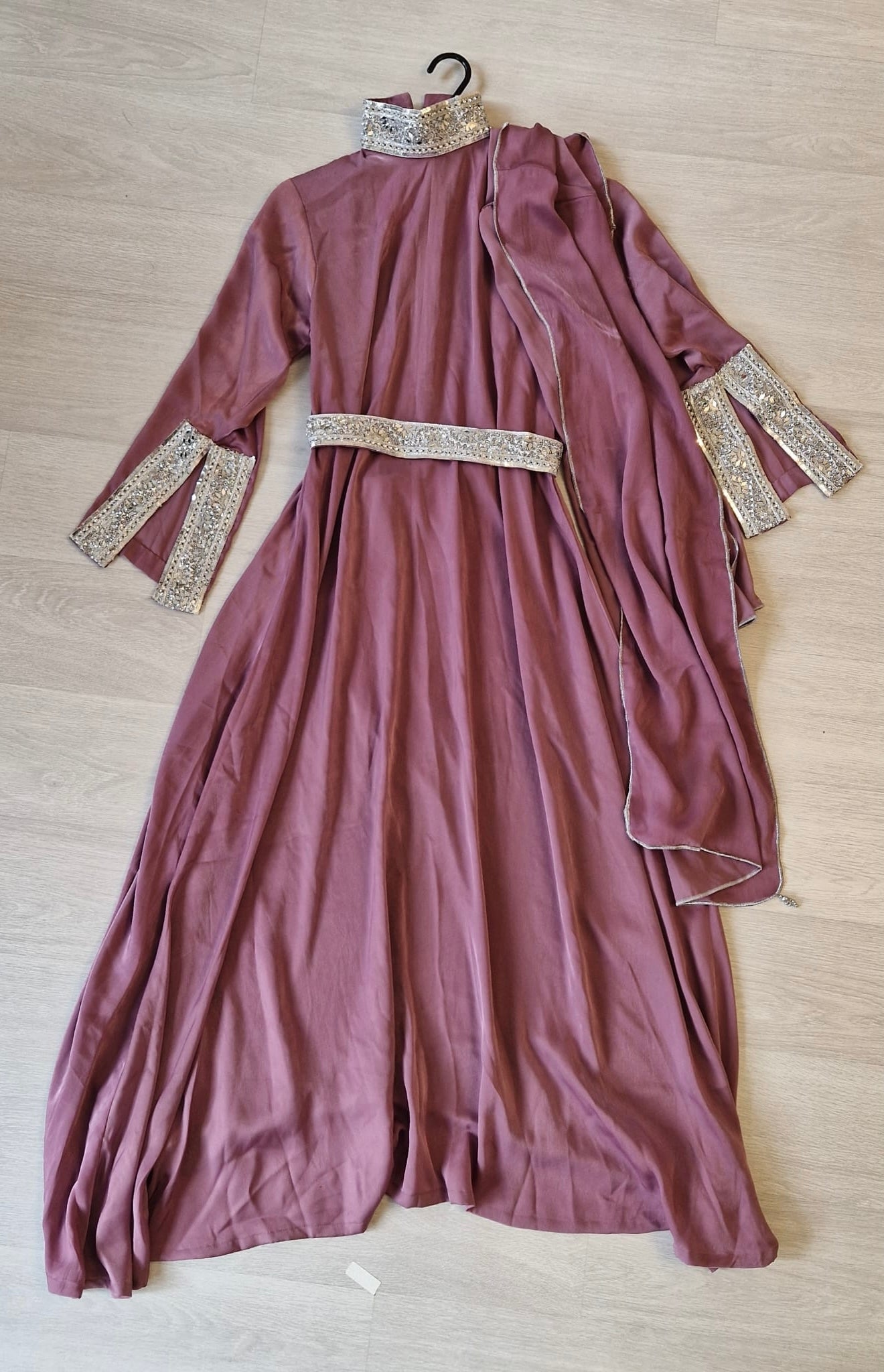 Dusky pinky purple Abaya - 3 years and Small