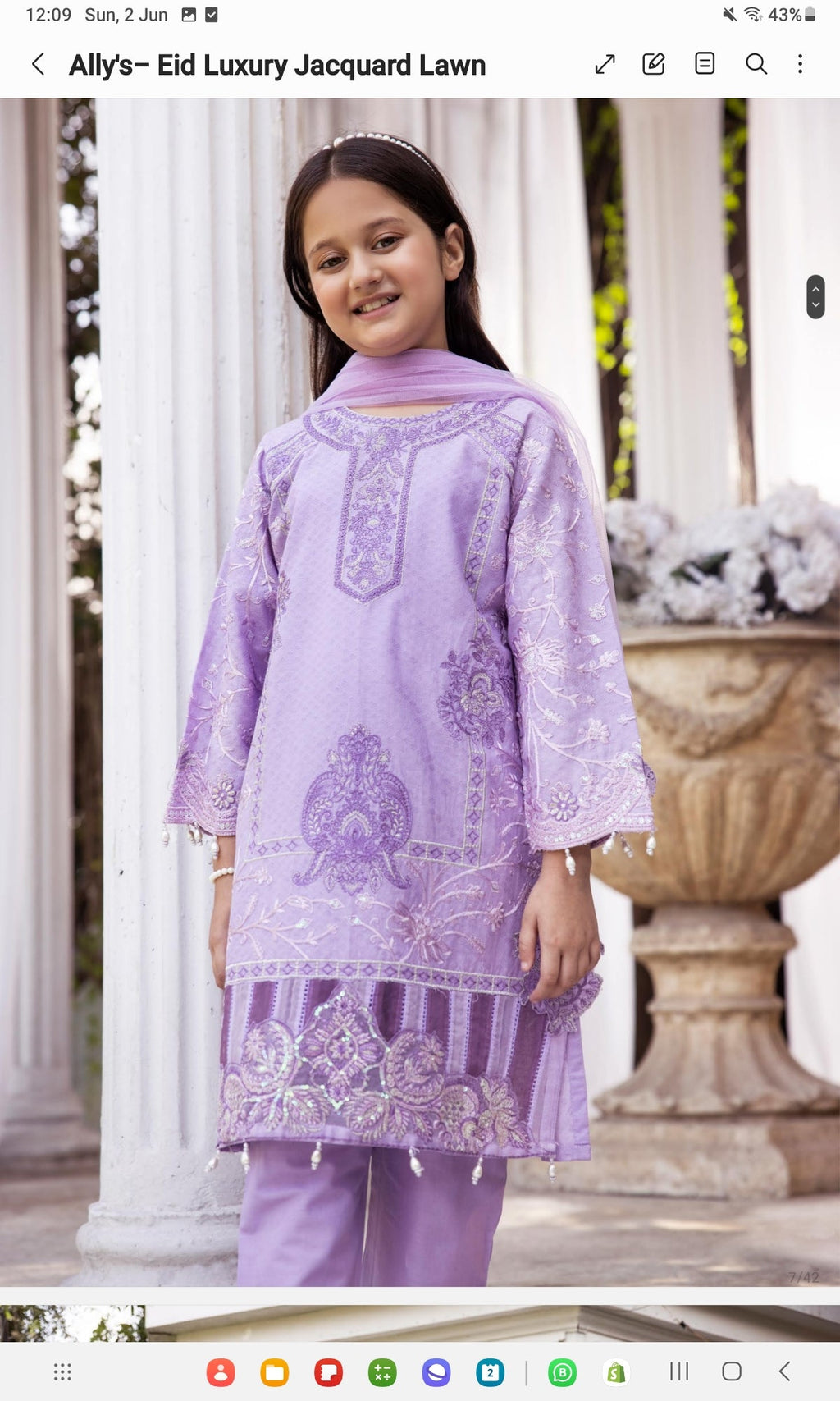 Allys Lilac 3-piece (5/6 yrs - Adult XL)