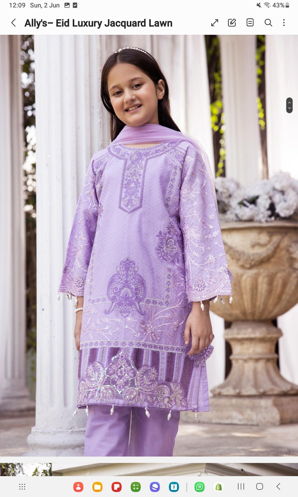 Allys Lilac 3-piece (5/6 yrs - Adult XL)