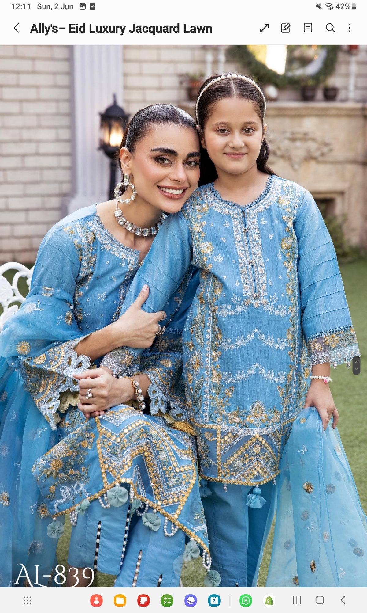 Allys blue 3-piece (5/6 yrs - Adult XL)