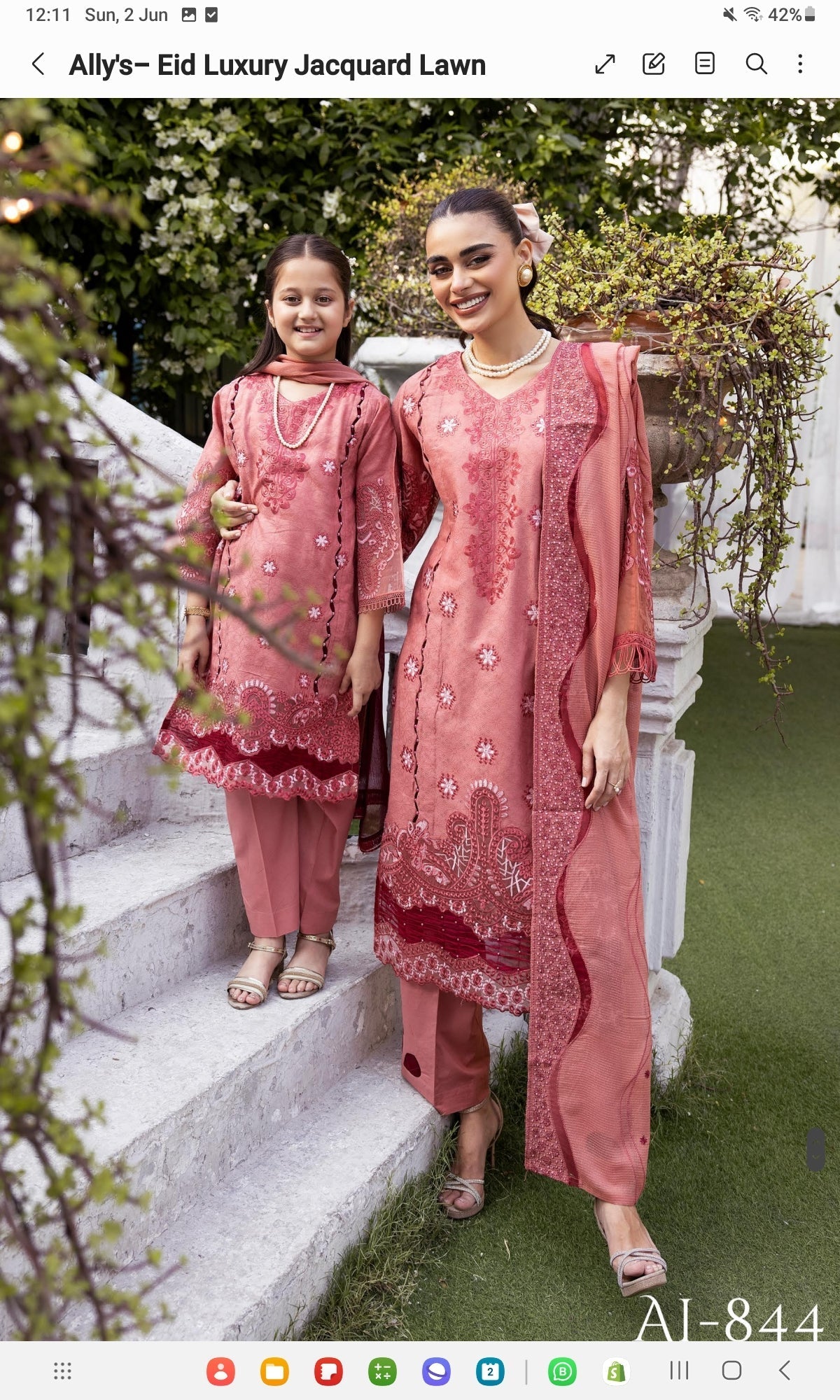 Allys Dark Rose 3- piece (5/6 yrs - Adult XL)