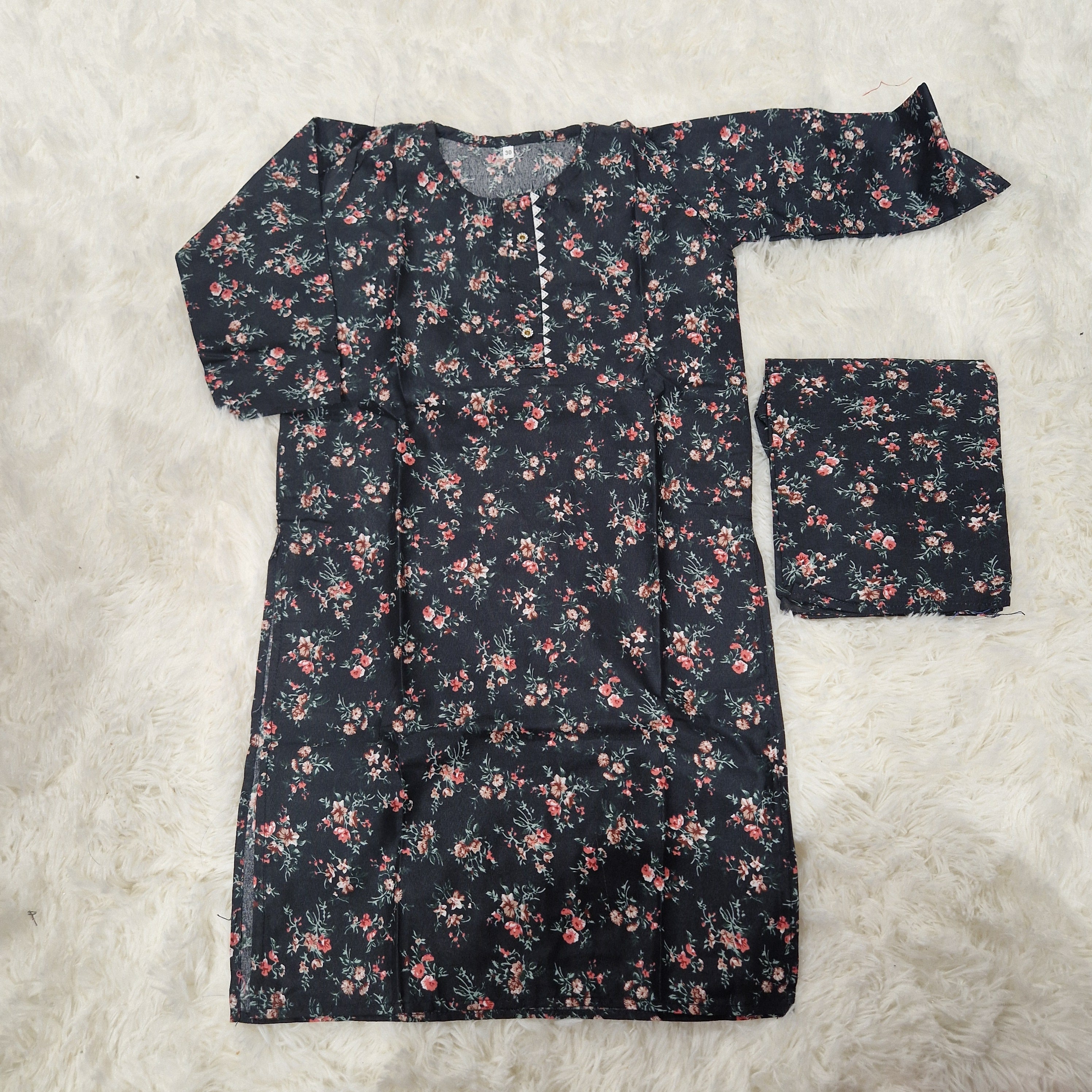 2-piece (8/10 and adult medium) lawn cotton