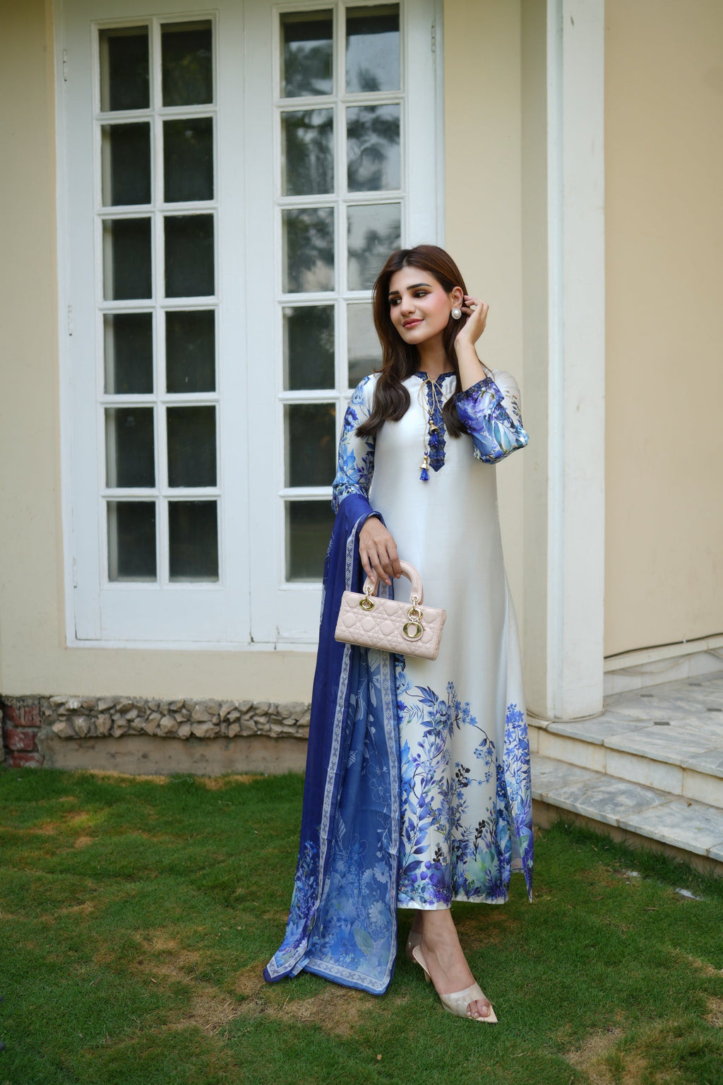 SIJJAL Blue Floral - 💙 (0-3 months to Adult XXXL)