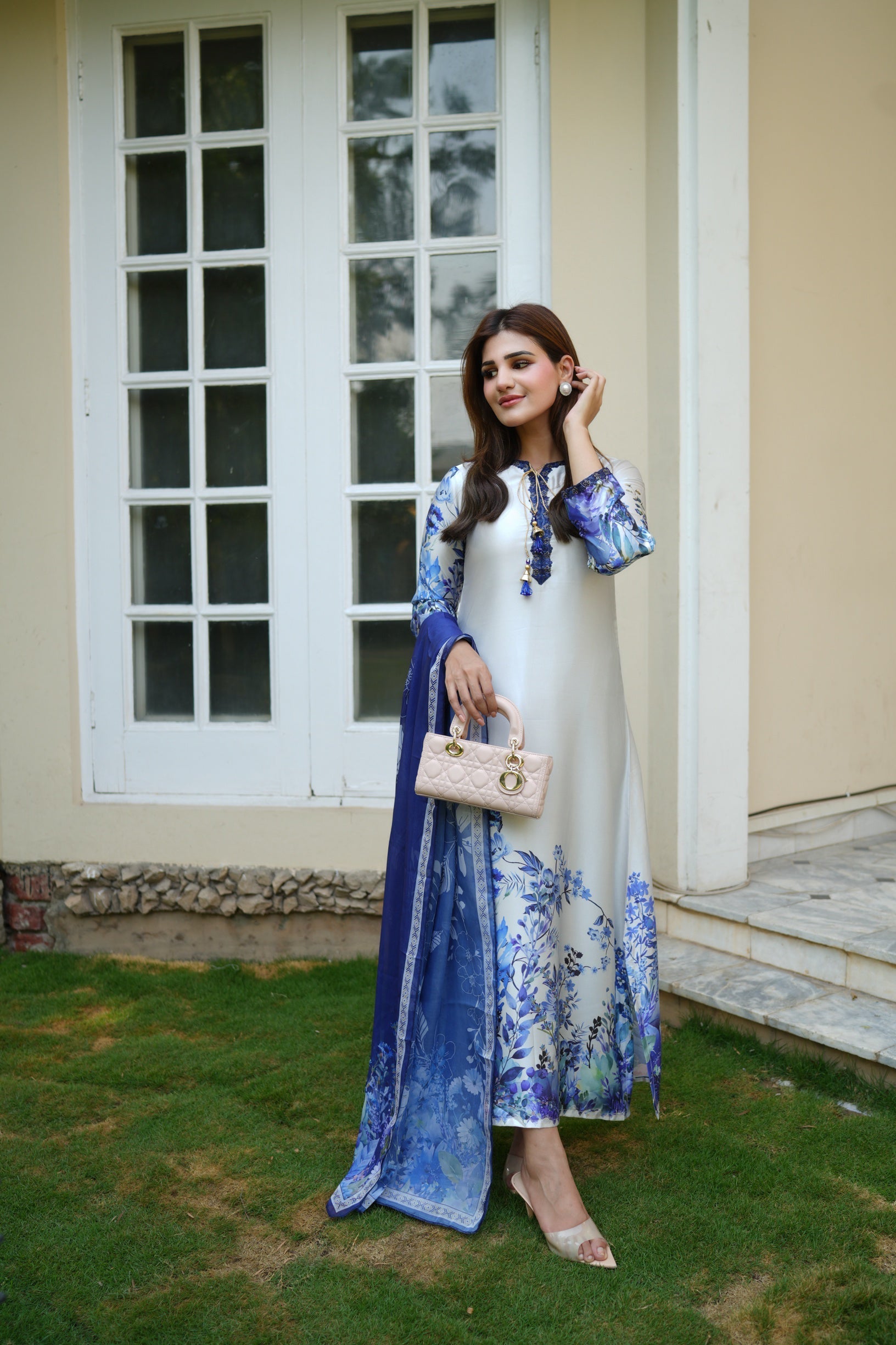 SIJJAL Blue Floral - 💙 (0-3 months to Adult XXXL)
