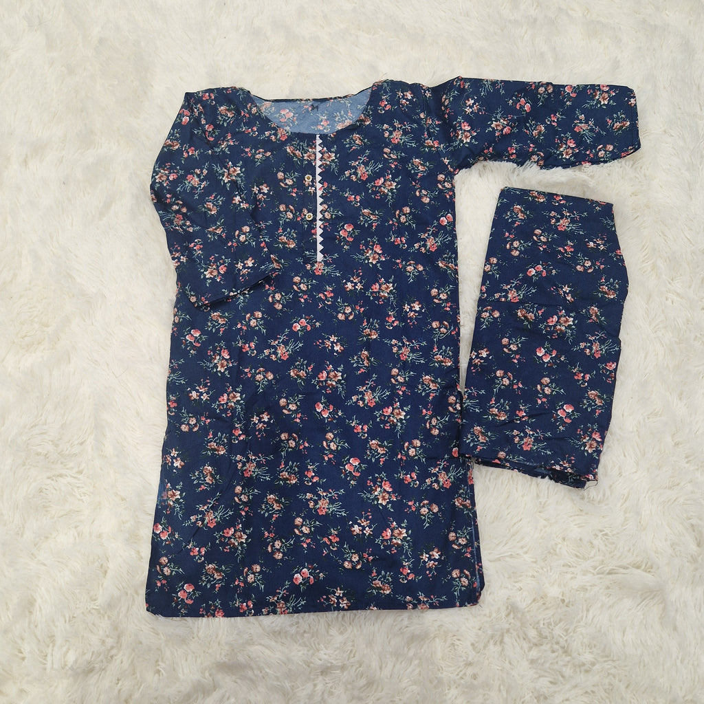 7-8 years 2 piece lawn cotton