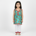 Green/red lawn cotton (newborn to 3 years)