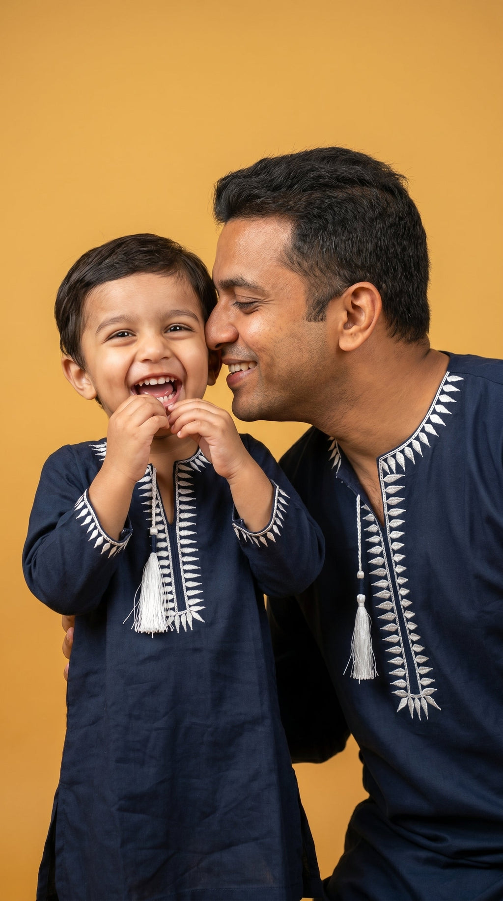 NAVY THOBE/JUBBA 💙 (0-3 months to Adult XXXL) with rompers version 3-6 and 6-9 months