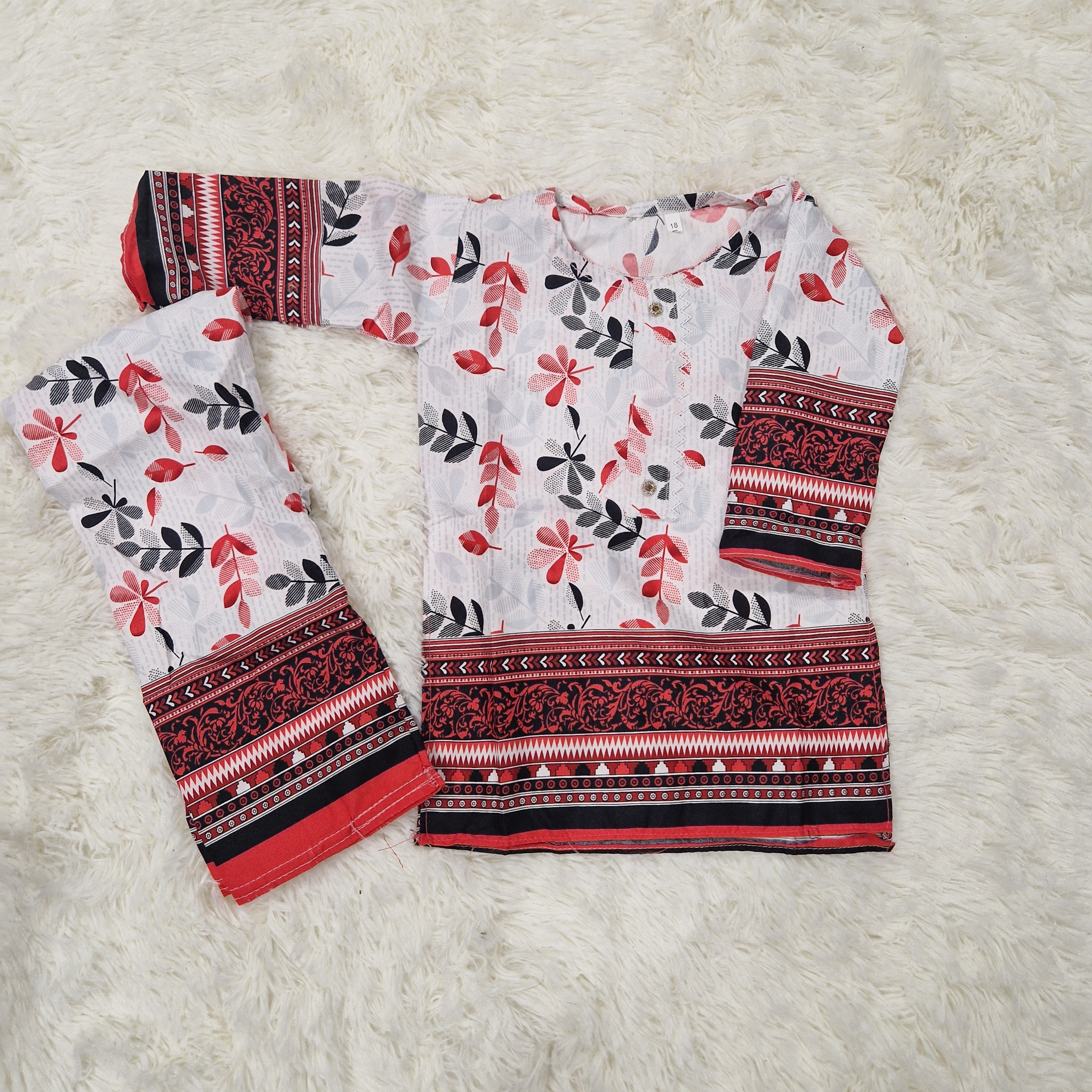 Cotton 2-piece (1-6 years and Adult medium)