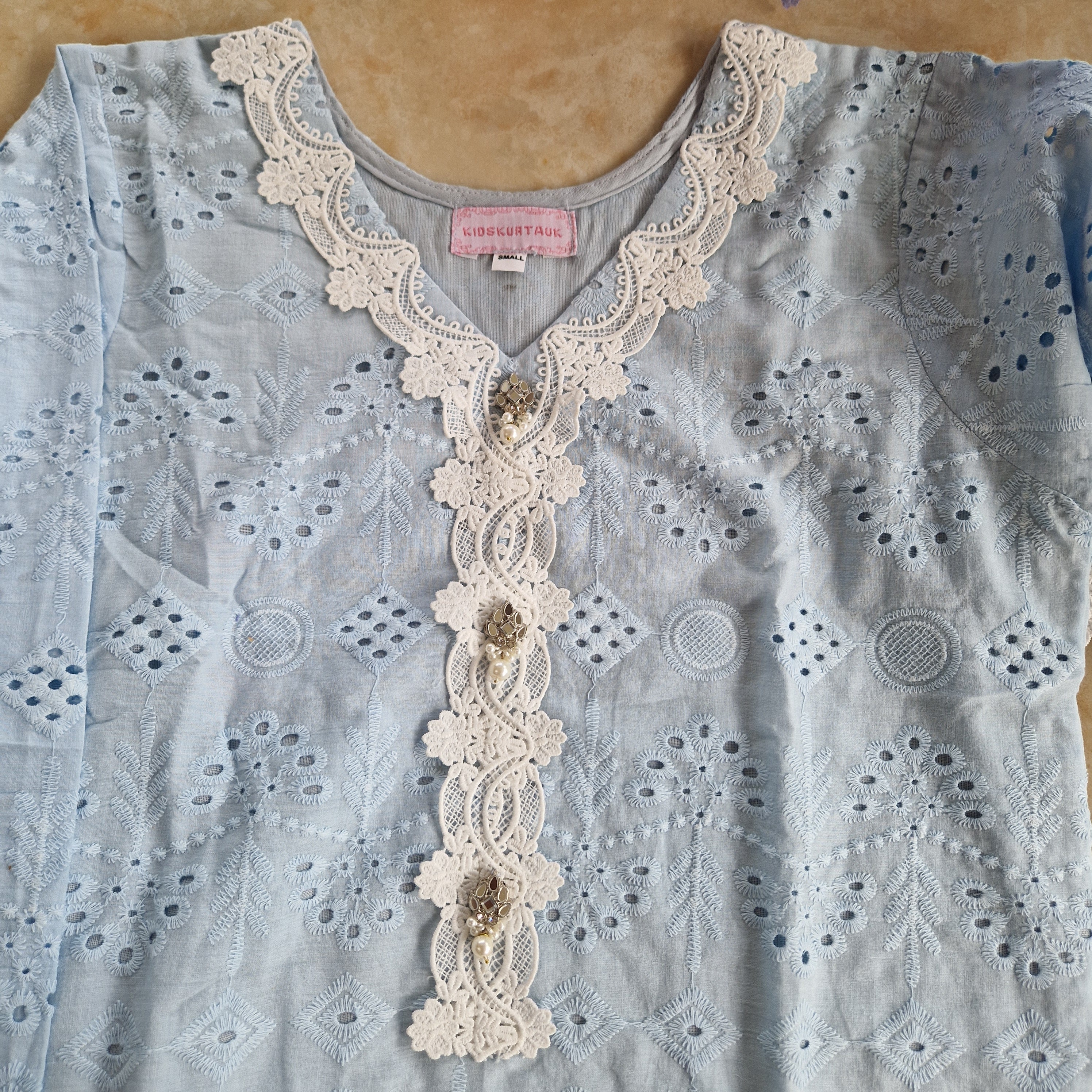 🩵Shaila Powder blue gharara(0-3 months to Adult XXL)