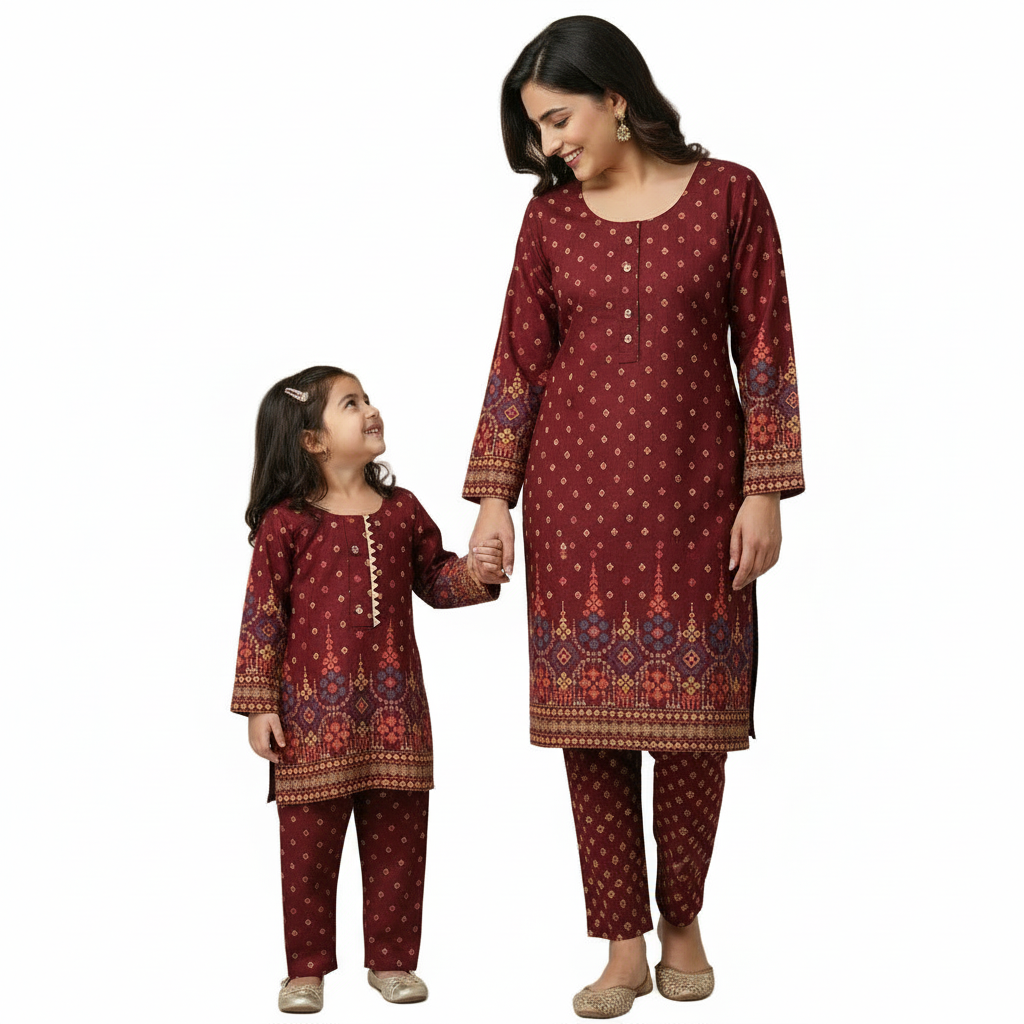 Cotton 2-piece (1-6 years and Adult medium)