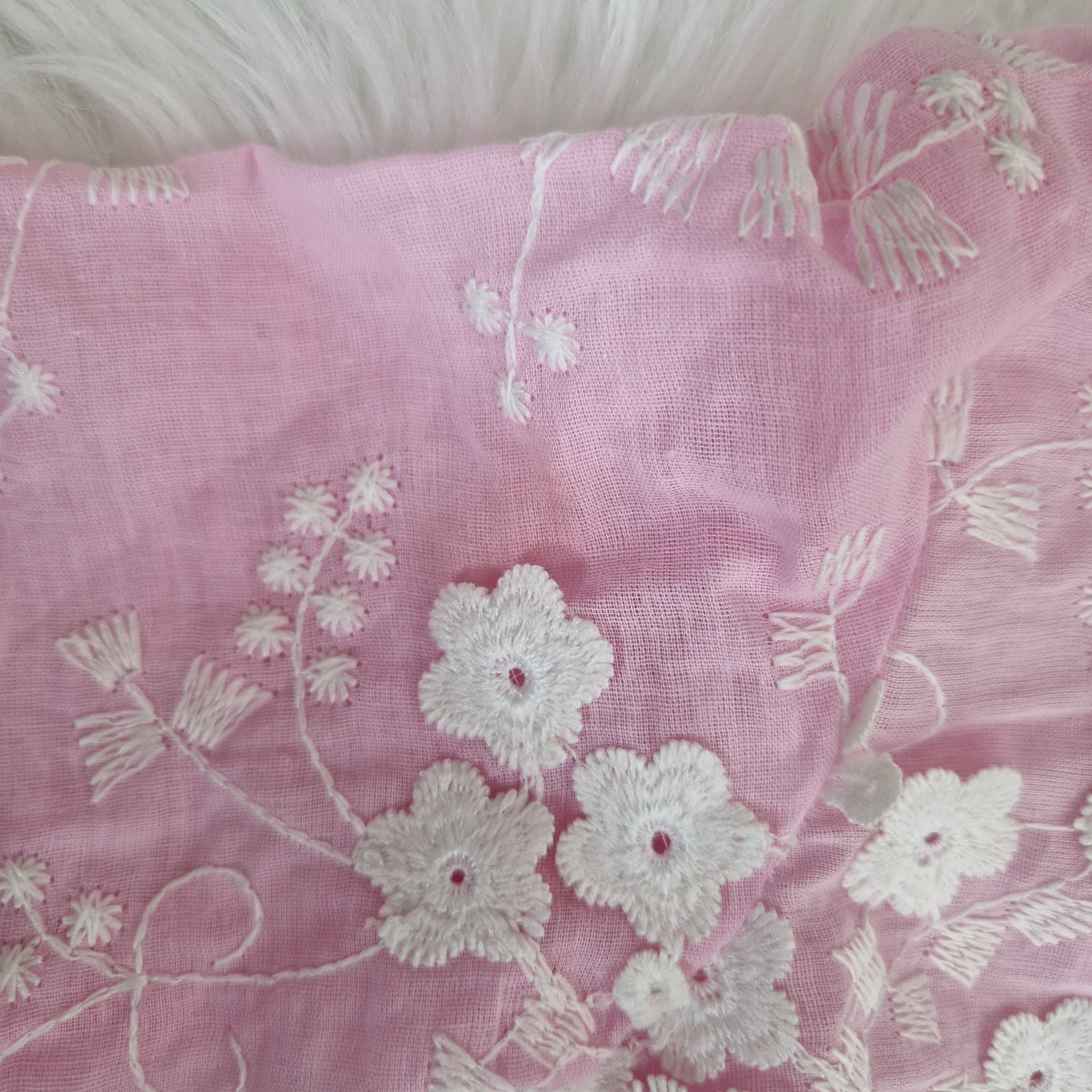 Baby pink 3d flower (6-9 months)