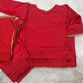 Red with shalwar ( 3-4 years)