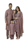 Dad Mauve shalwar Kameez (adult XS to XXL)