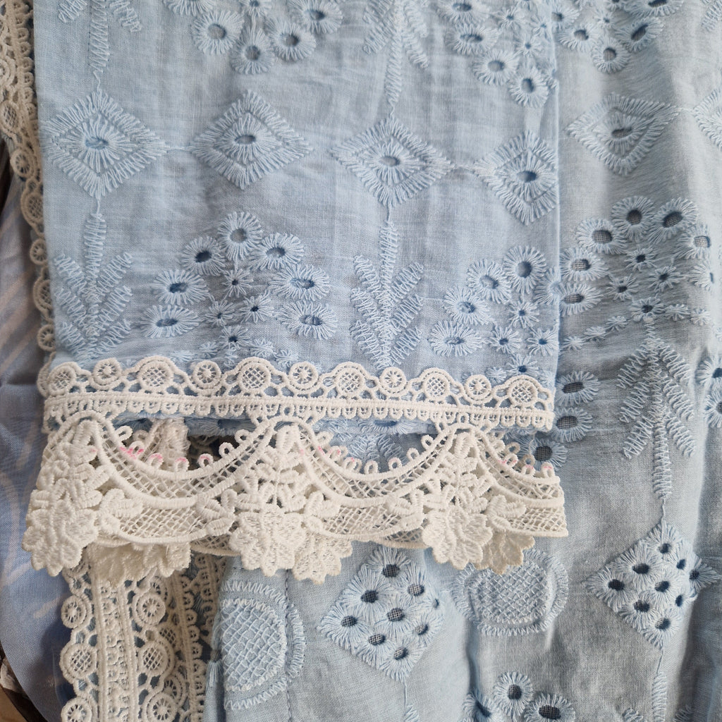 🩵Shaila Powder blue gharara(0-3 months to Adult XXL)