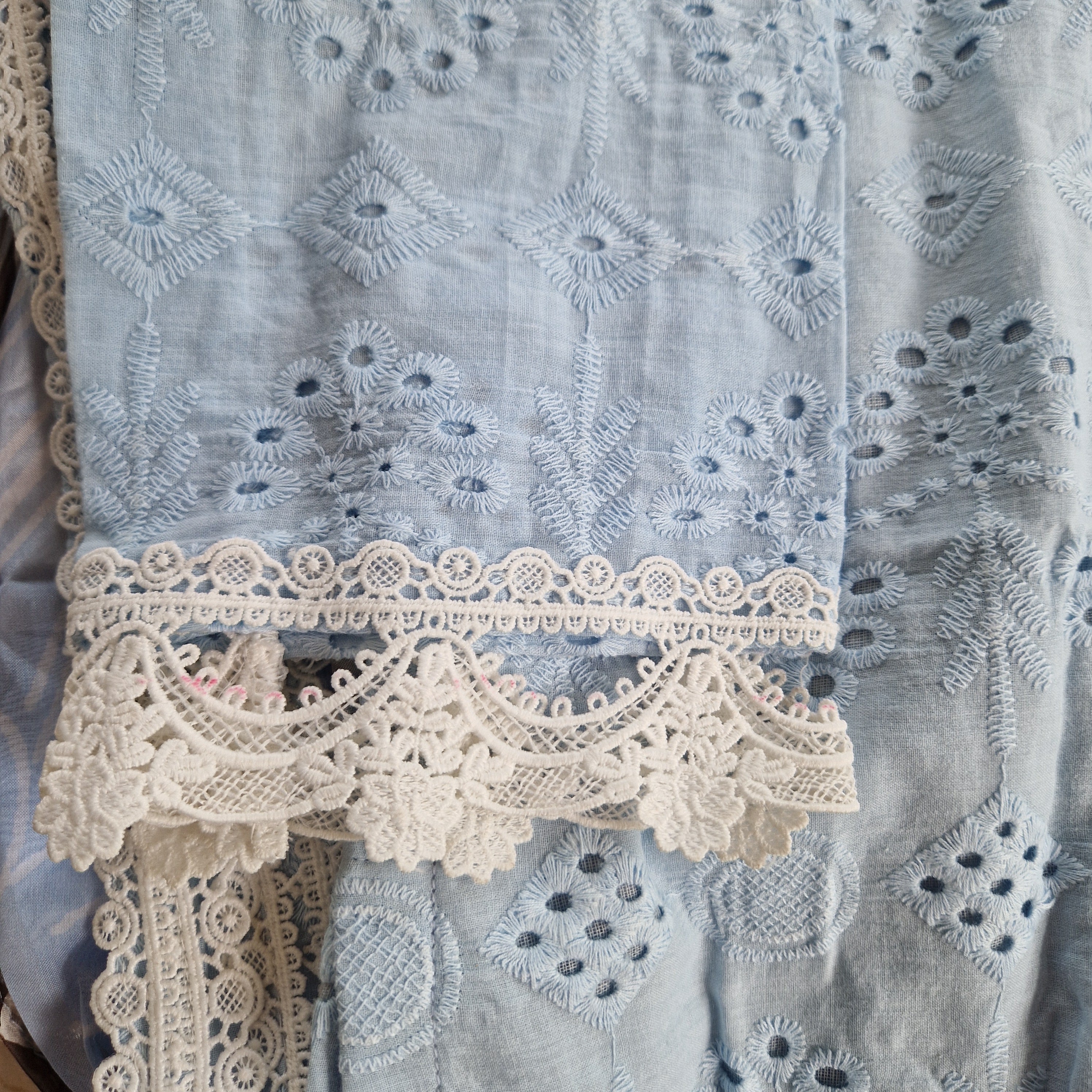 🩵Shaila Powder blue gharara(0-3 months to Adult XXL)
