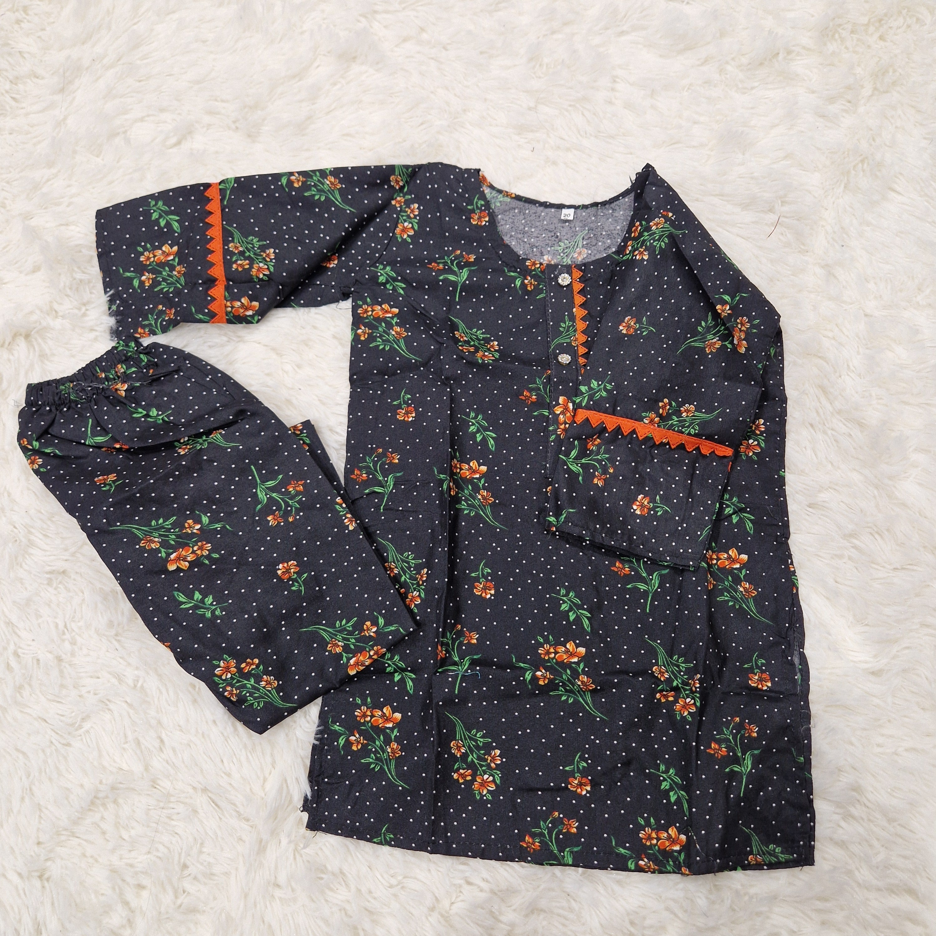 Cotton 2-piece (2-6 years and Adult medium)