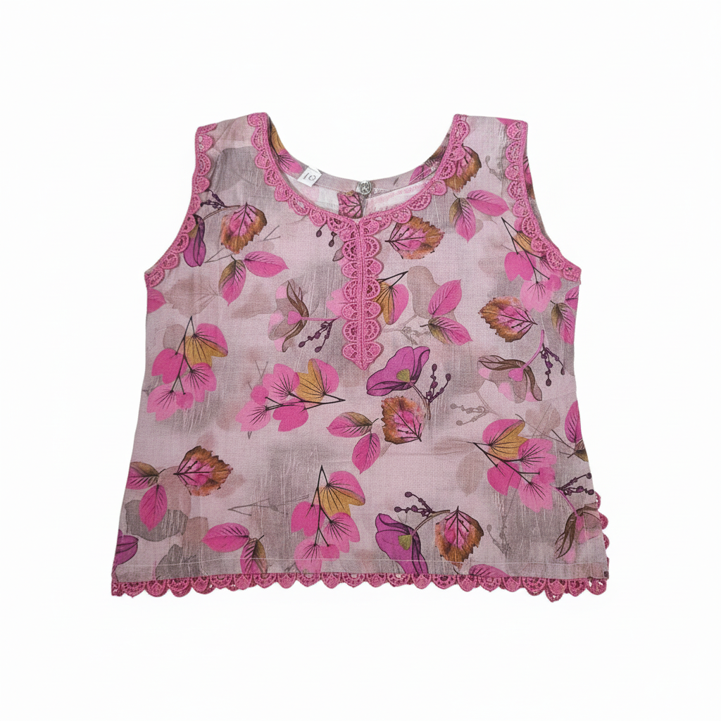 Purple lawn cotton (newborn to 3 years)