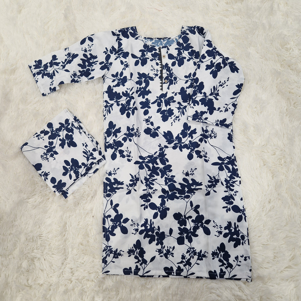 2- piece (7/8/10 years cotton floral)