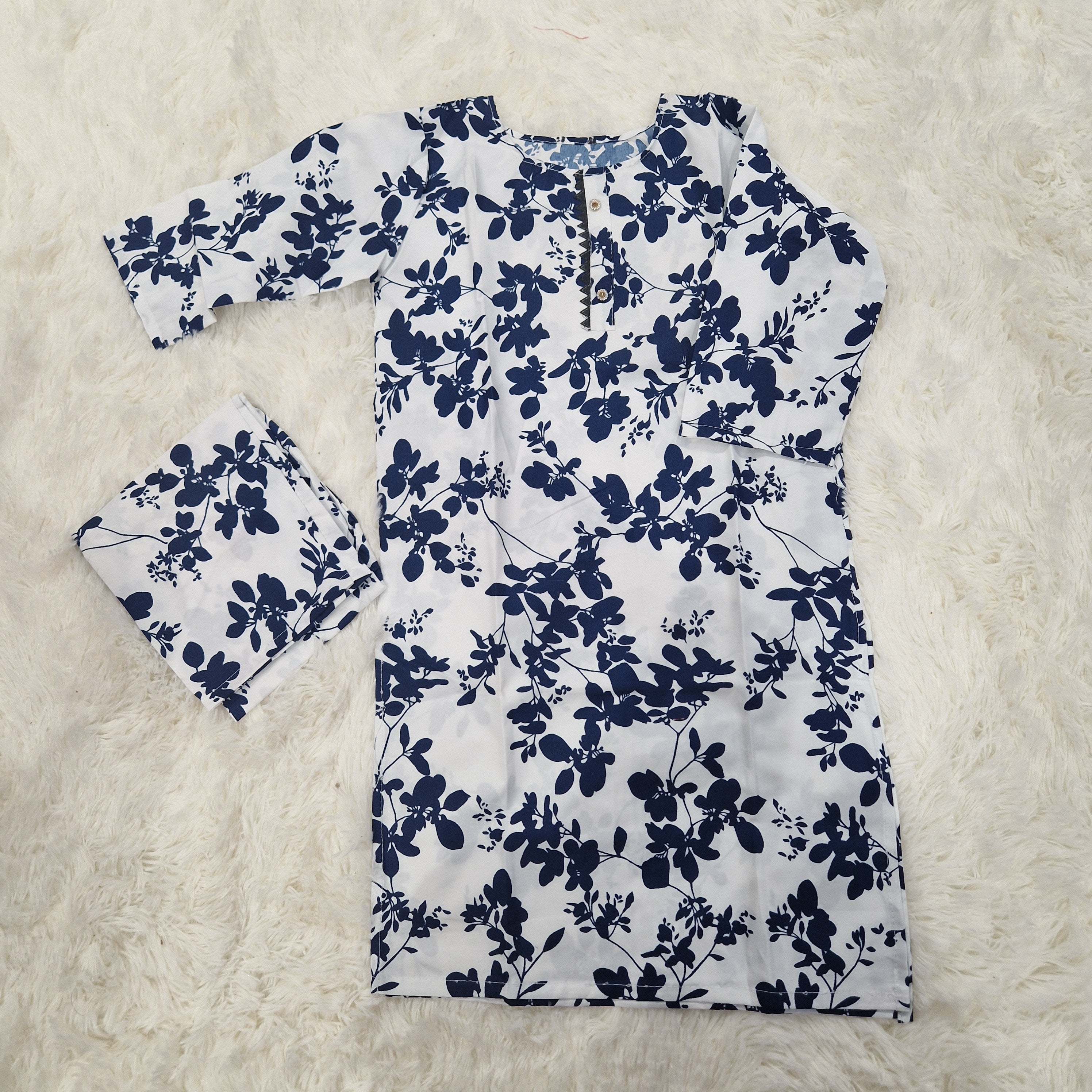 2- piece (7/8/10 years cotton floral)