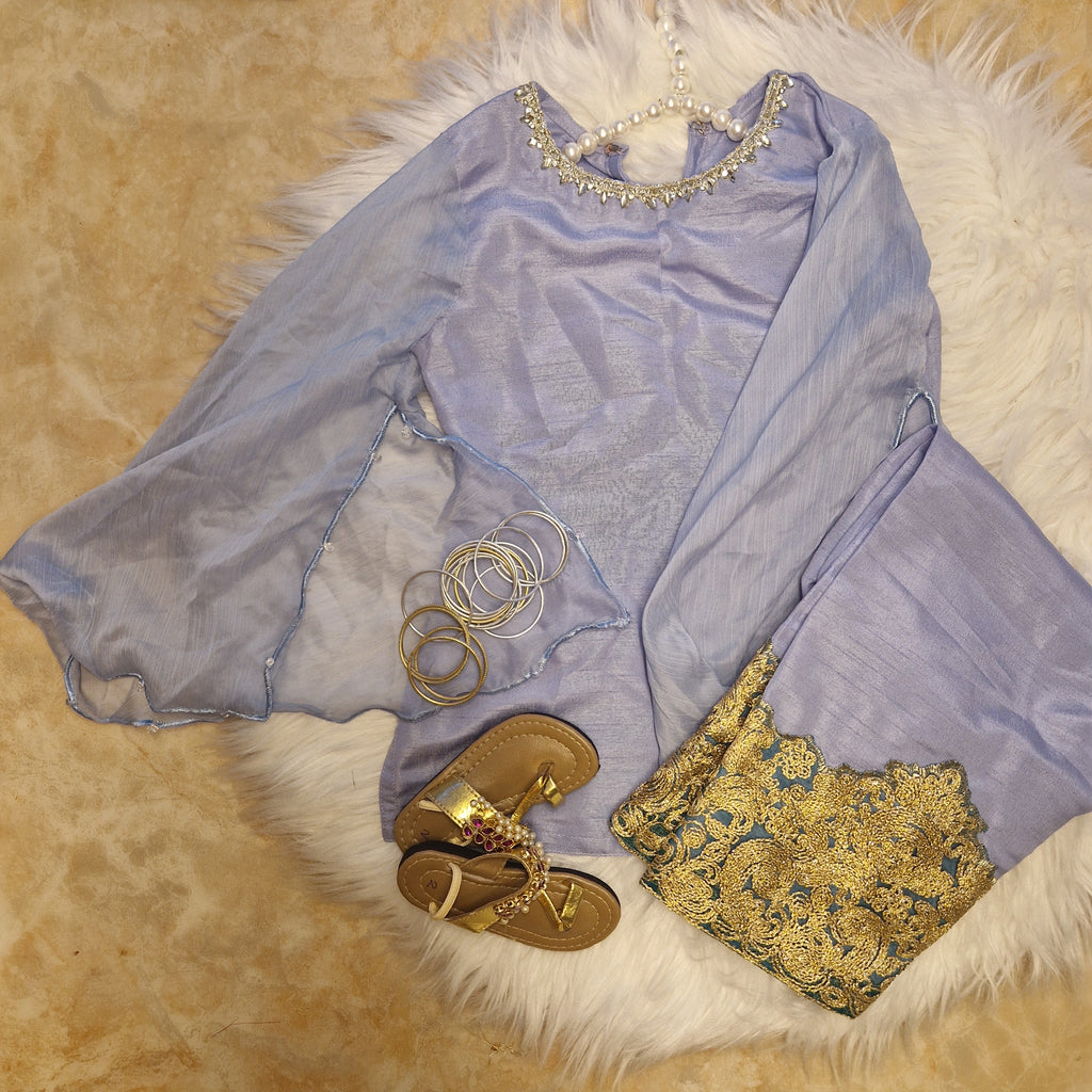Blue long sleeved Mother daughter set - sold together.