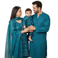 Dad teal shalwar Kameez (adult XS to XXL)
