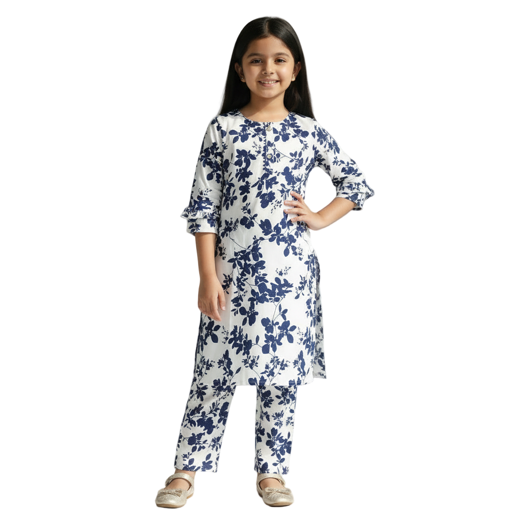 2- piece (7/8/10 years cotton floral)