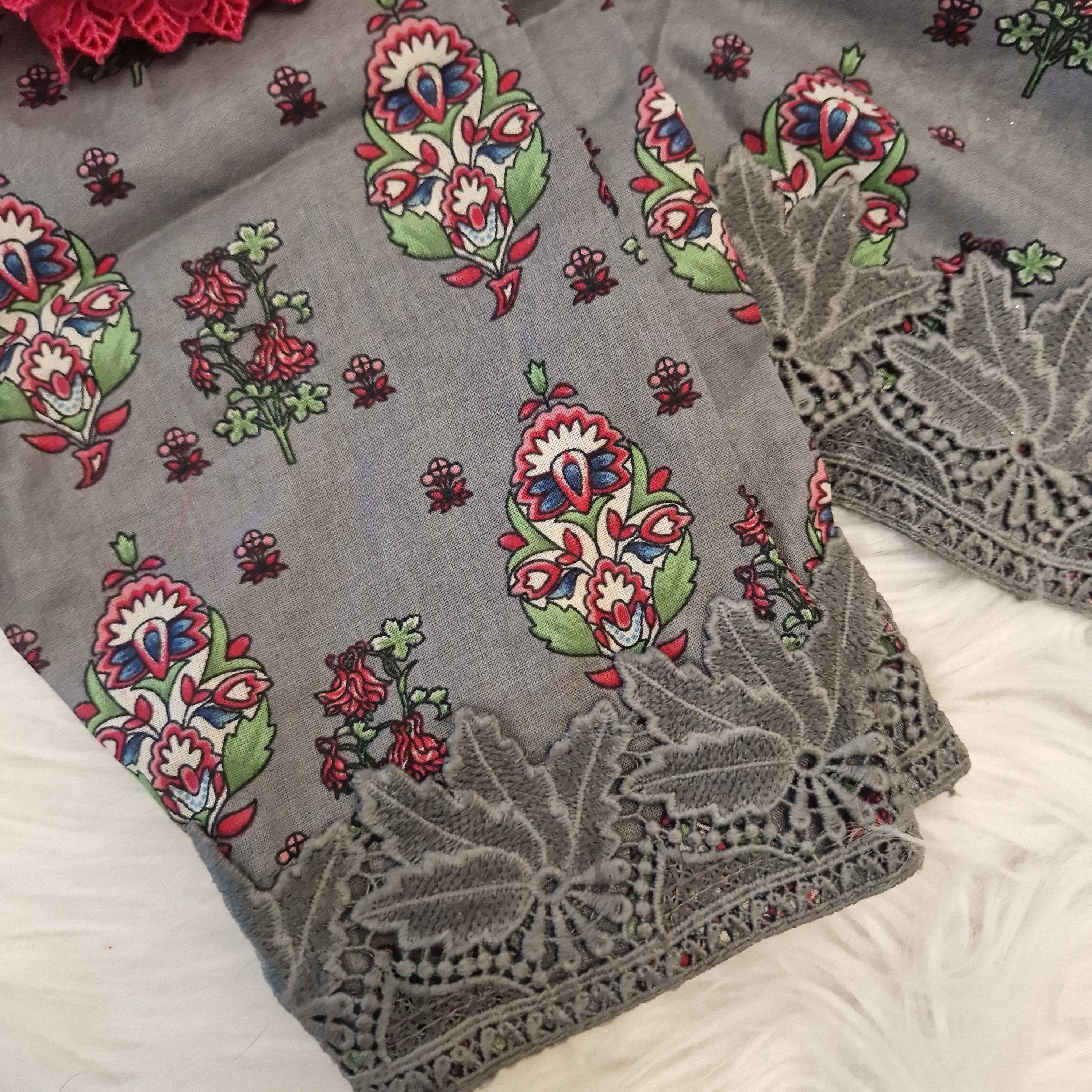 Grey/pink mother daughter co-ord (0-xxxl)